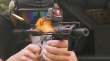 3D Printed 4.75" Shorty AR Pistol with MASSIVE Flashes!!!