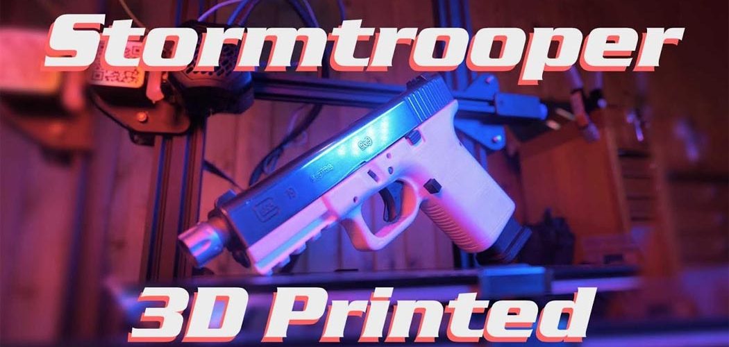 3d Printed Glock 19! Stormtrooper Style!