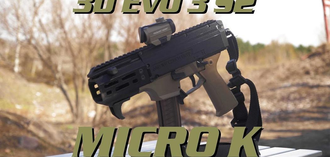 3D Printed Scorpion Evo Micro K Pistol