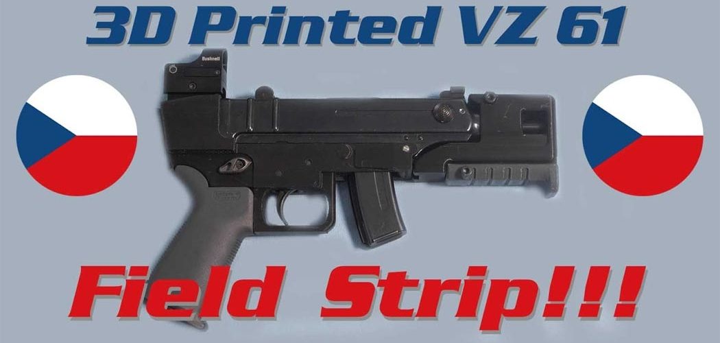 Field Stripping My 3D Printed VZ 61 + Detailed Cleaning