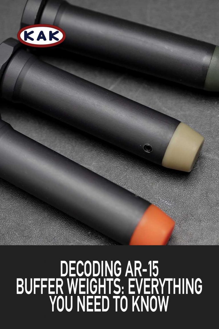 Decoding AR15 Buffer Weights Everything You Need to Know KAK Industry