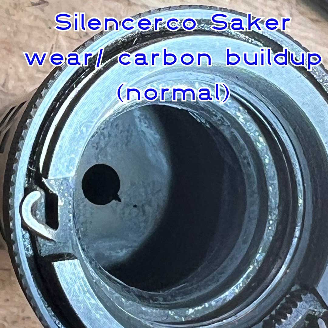 SilencerCo saker wear/carbon-buildup (normal)