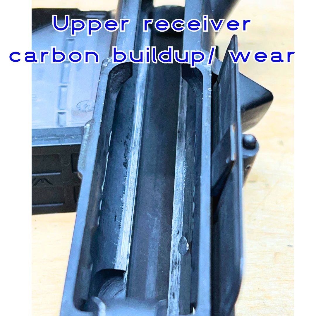 Upper receiver carbon buildup/wear